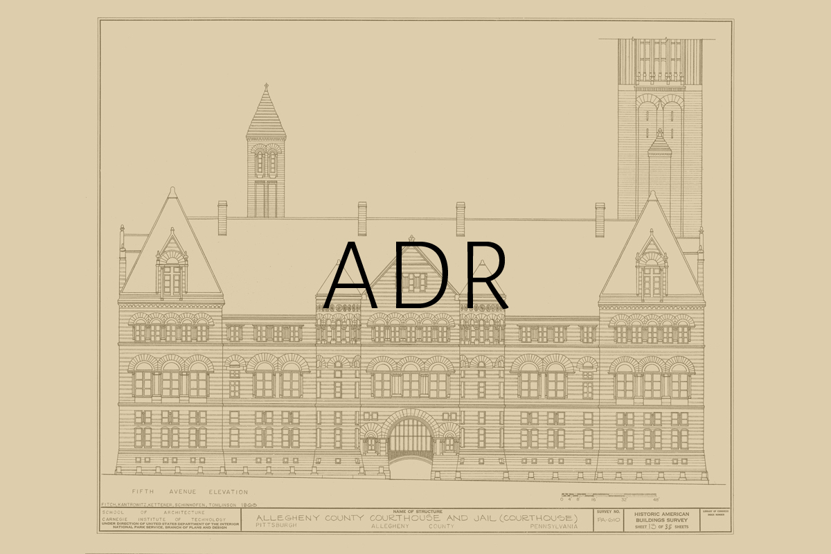 Allegheny County Courthouse drawing