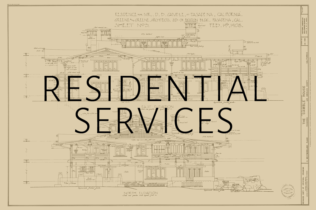 Residential house drawing